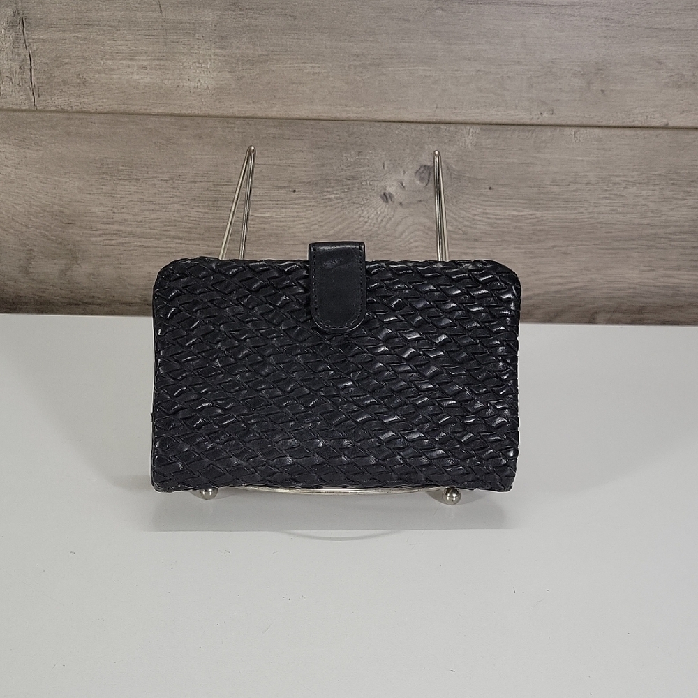 Vilenca Holland for Anthropologie Black Woven Wallet
